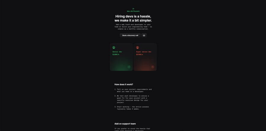 Dev Different Screenshot