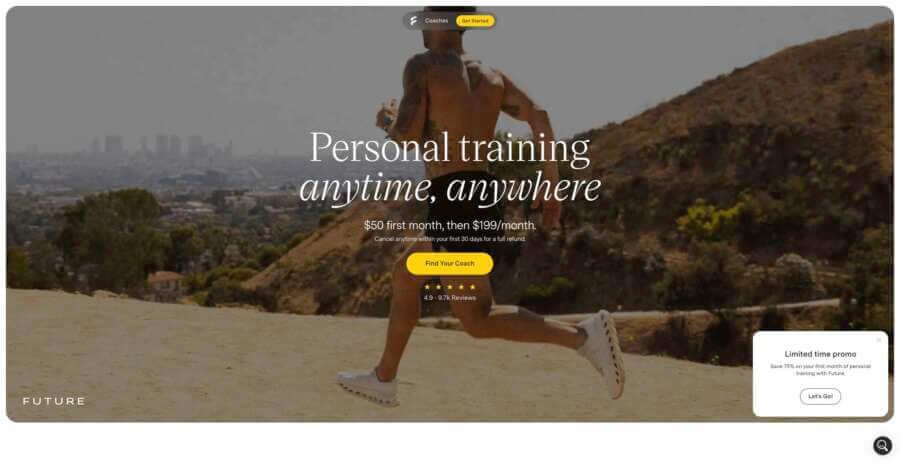 Future | Never skip a workout again. future