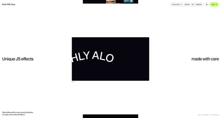 Made With Gsap madewithgsap