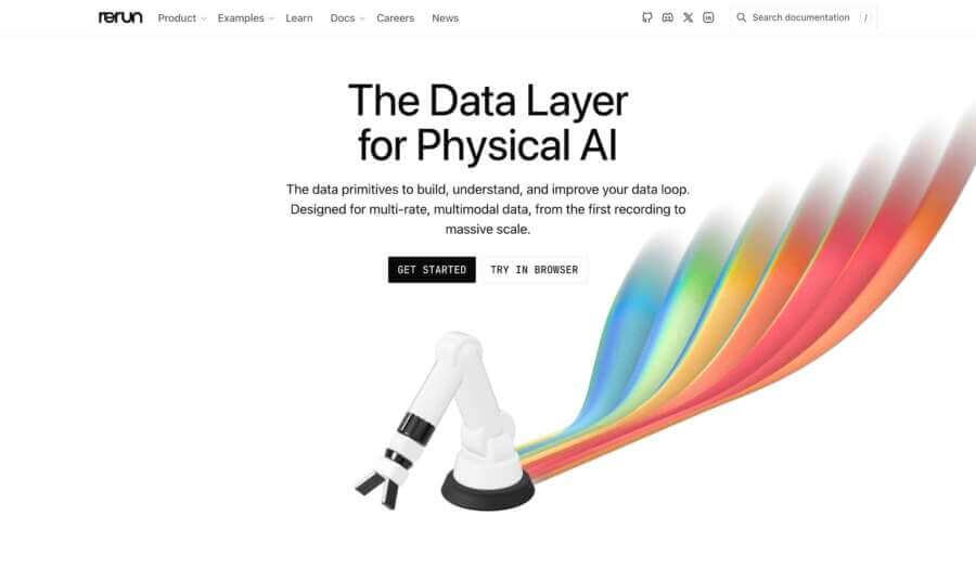Rerun | The Data Layer for Physical AI rerun